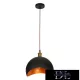 ELDLUX ALADIN Pendelleuchte E27 schwarz/gold