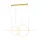 ZUMA LINE LED-MEDAILLON CHOLET MD73582A3GT 34 W 3000 K