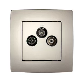 CITY TV- UND SAT-ANSCHLUSS, CHAMPAGNERFARBENES METALL