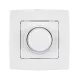 CITY DIMMER LED-SCHALTER (3-300 W) WEISSES METALL