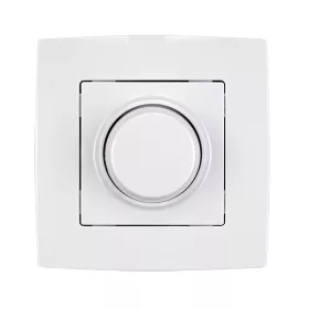 CITY DIMMER LED-SCHALTER 0-10 V WEISSES METALL