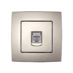 CITY COMPUTERSTECKDOSE, CHAMPAGNERFARBENES METALL