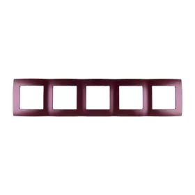 CITY FIVE FRAME PANEL, BURGUNDY METAL