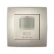 CITY BEWEGUNGSSENSOR-SCHALTER 200 W CHAMPAGNERFARBENES METALL