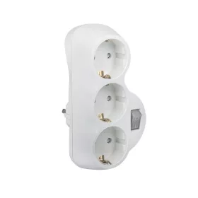 DREIFACH-ADAPTER WEISS MIT SCHLÜSSEL
