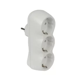 DREIFACH-ADAPTER WEISS