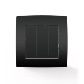 CITY DREIFACH EINPOLIGER SCHALTER ANTHRAZIT