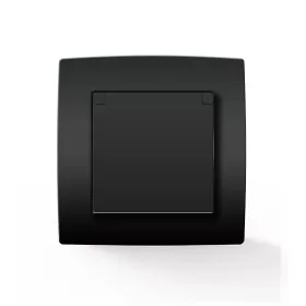 CITY DEUTSCHER STECKER MIT WASSERDICHTEM DECKEL ANTHRAZIT