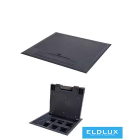 KANLUX Bodenbox MOWION BIURO+ Schwarz 12 Module