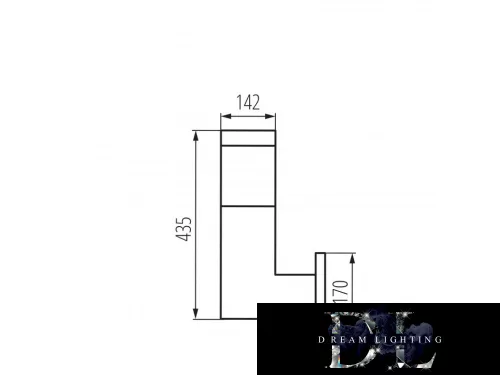 KANLUX INVO OP EL-53-L-GR Lampe E27