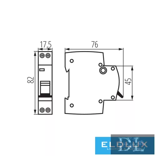 KANLUX KMBN6-C10/1-Leistungsschalter