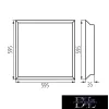 KANLUX BLINGO IPR38W 6060NW 4000k 3800lm Lampe IP44/IP20