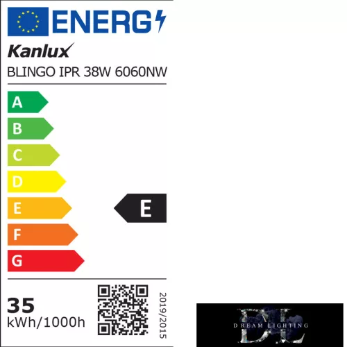 KANLUX BLINGO IPR38W 6060NW 4000k 3800lm Lampe IP44/IP20