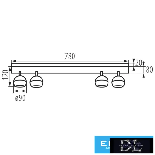 KANLUX GALOBA EL-4I W Lampe SPOT