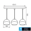 KANLUX GALOBA C 3xGU10 W Lampe SPOT