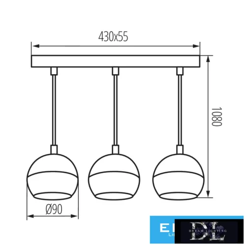 KANLUX GALOBA C 3xGU10 W Lampe SPOT