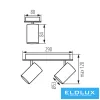 KANLUX EVALO EL-2I B-SR Lampe GU10