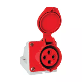 WANDGESTELL-INDUSTRIESTECKER HT-114 16A IP44 3P+E 400V