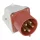 MONTAGEBARER INDUSTRIESTECKER HT-515 16 A IP44 3P+N+E 400 V