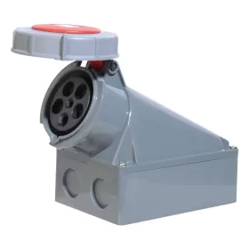   MONTAGEBARER INDUSTRIESTECKER HTN-1351 63 A IP67 3P+N+E 400 V
