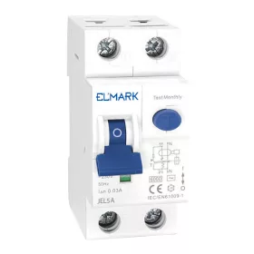 ELEKTROMAGNETISCHER RCBO JEL5A 6 kA 2P 6 A/30 mA