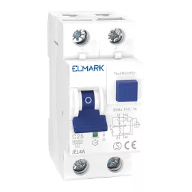 ELEKTRONISCHER FI-SCHUTZSCHALTER JEL4A 6 kA 2P 25 A/300 mA