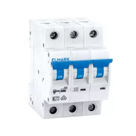 KLEINER LEISTUNGSSCHALTER C63N 20 A 3P 6 kA KURVE C NEU