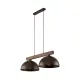TK LIGHTING KRONLEUCHTER OSLO 4507 2XE27 BRAUN