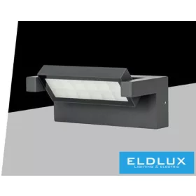   UNIVERSO Außenwandleuchte 21 W 1800 lm CCT mit Schalter 203 x 108 x 80 mm IP65 grau 5 Jahre