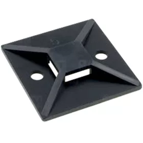 MT-25 KABELBINDER-BASIS, KLEBEND – SCHWARZ (100 STÜCK)