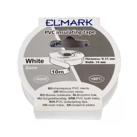 ISOLIERBAND 10 m x 19 mm WEISS