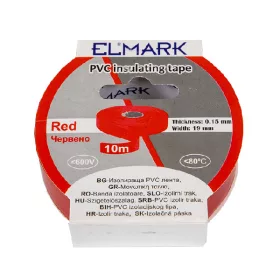 ISOLIERBAND 10 m x 19 mm ROT