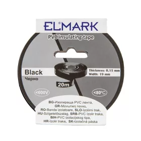 ISOLIERBAND 20 m x 19 mm SCHWARZ