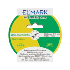 ISOLIERBAND 20 m x 19 mm GELB/GRÜN