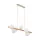 TK LIGHTING KRONLEUCHTER ESTERA 5905 7XG9 WEISS/HOLZ
