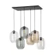TK LIGHTING KRONLEUCHTER ELIO 5974 6XE27 SCHWARZ