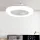 UNIVERSO Ventilatorleuchte 65 W, LED 48 W 3600 lm CCT, DC: 17 W 1050 U/min ∅580 x 200 mm weiß