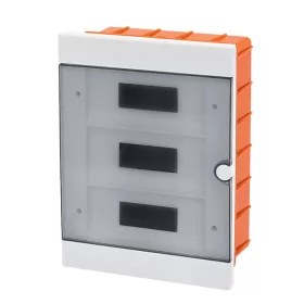 KUNSTSTOFF-VERTEILERBOX 36 (3X12) MODULAR – WANDMONTAGE