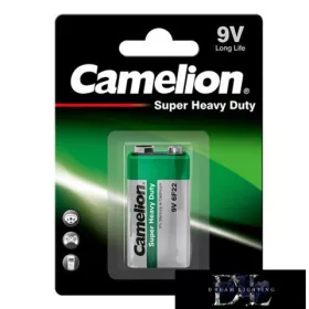   CAMELION SUPER HEAVY DUTY Zinkchlorid-Batterie 6F22/9V-Block-BP1