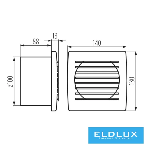 KANLUX EOL 100B  traditioneller Ventilator