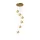 AURUM LED-PENDELLEUCHTE 45 W 3000 K, GOLD