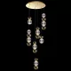 DIAMOND LED MEDALLION 28 W 3000 K, GOLD