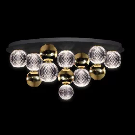 DIAMOND LED-DECKENLEUCHTE 32 W 3000 K, SCHWARZ+GOLD