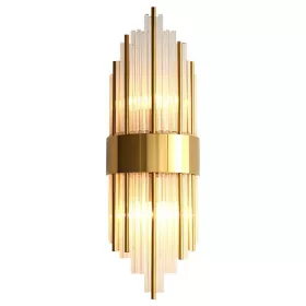 GILLIS WANDLEUCHTE 2XE14 GOLD/KRISTALLE
