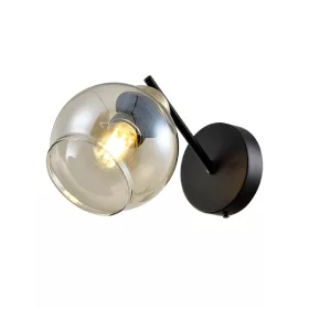 RICK WANDLEUCHTE 1XE27 SCHWARZ/BRONZE