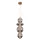 SPLENDOR LED-PENDELLEUCHTE 18 W 3000 K, MESSING + RAUCHGRAU