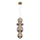 SPLENDOR LED-PENDELLEUCHTE 18 W 3000 K, MESSING + RAUCHGRAU