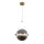 SPLENDOR LED-PENDELLEUCHTE 9 W 3000 K, GELBMESSING + RAUCHGRAU