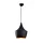 TIM-1C HÄNGELEUCHTE 1xE27 D250mm SCHWARZ/AURIU