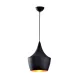 TIM-1C HÄNGELEUCHTE 1xE27 D250mm SCHWARZ/AURIU